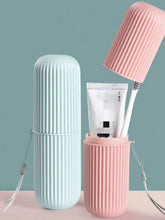 Load image into Gallery viewer, 1/2 Portable Travel Mouthwash Cup Set With Lid And Storage Box