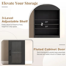 Load image into Gallery viewer, Tangkula 67” Tall Bathroom Cabinet Adjustable Open Shelf Space-Saving Modern Corner Tower