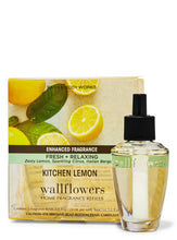Load image into Gallery viewer, Bath &amp; Body Works Kitchen Lemon Wallflowers Fragrance Refills, 2-Pack