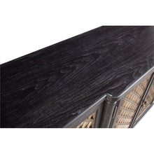 Load image into Gallery viewer, Bassett Mirror Groveland 6 - Shelf Wood Server with Metal Accents in Black