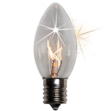 Load image into Gallery viewer, Wintergreen Lighting C9 Twinkle Transparent Bulb, Clear