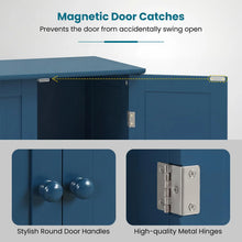 Load image into Gallery viewer, Tangkula Bathroom Storage Cabinet Freestanding Wooden Floor Cabinet
